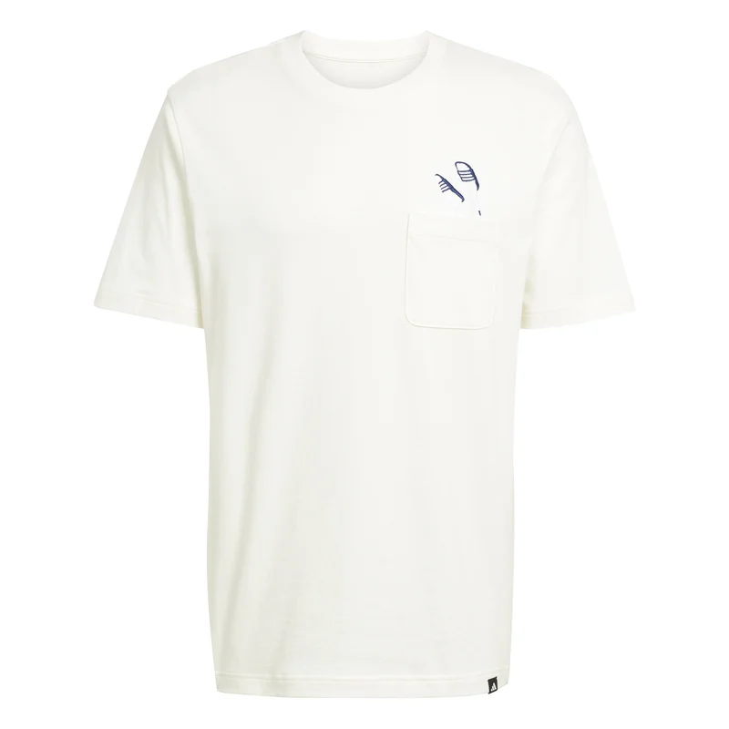 ADIDAS M L SLIDE PKT T T-Shirt aus Baumwolle