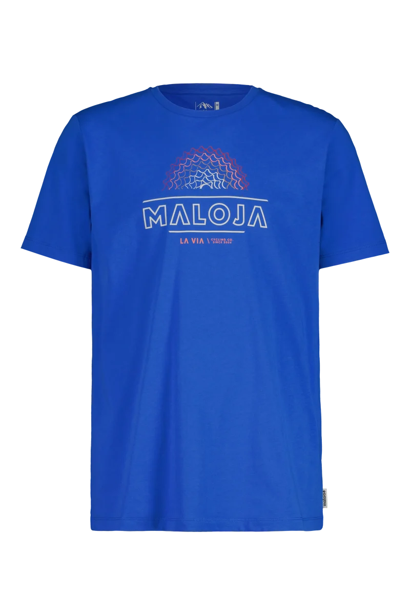 MALOJA KaarlM Bio-Baumwolle T-Shirt mit Regenbogen-Design