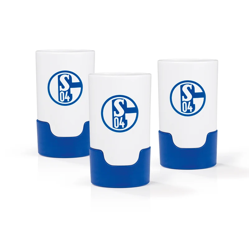 Bier-Aufbereiter im FC Schalke 04-Design 3er-Set