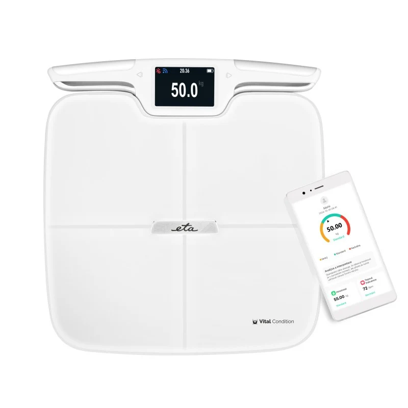 Personenwaage ETA Vital Condition 8779 90000 weiß