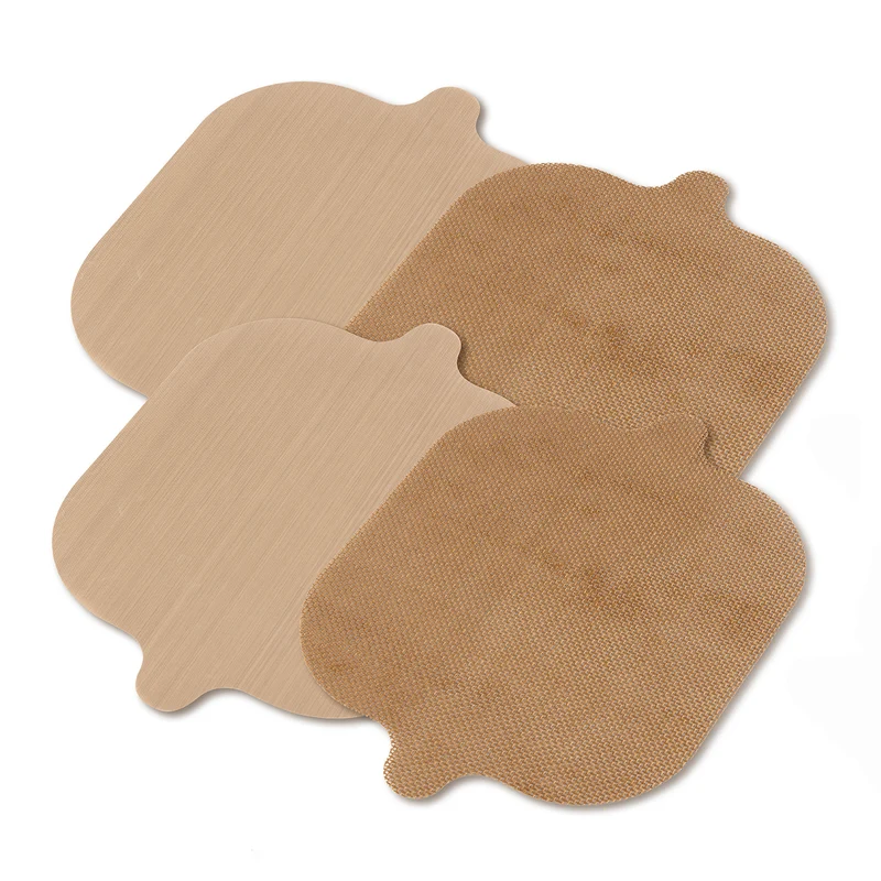Dauerbackfolien-Set für Heißluftfritteusen - 4-tlg. - quadratisch (25 x 24 cm)