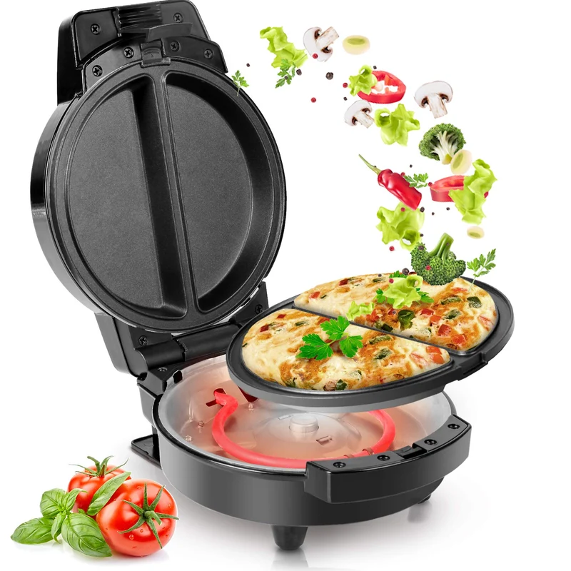 Duronic OM60 Omelette Maker | 600W | Non-Stick Plates | Automatic Temperature Control