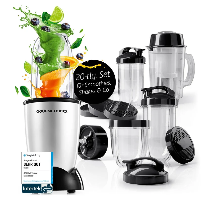 Mr. Magic Power 400 Pro mit Zubehörset XL - Silber/Schwarz