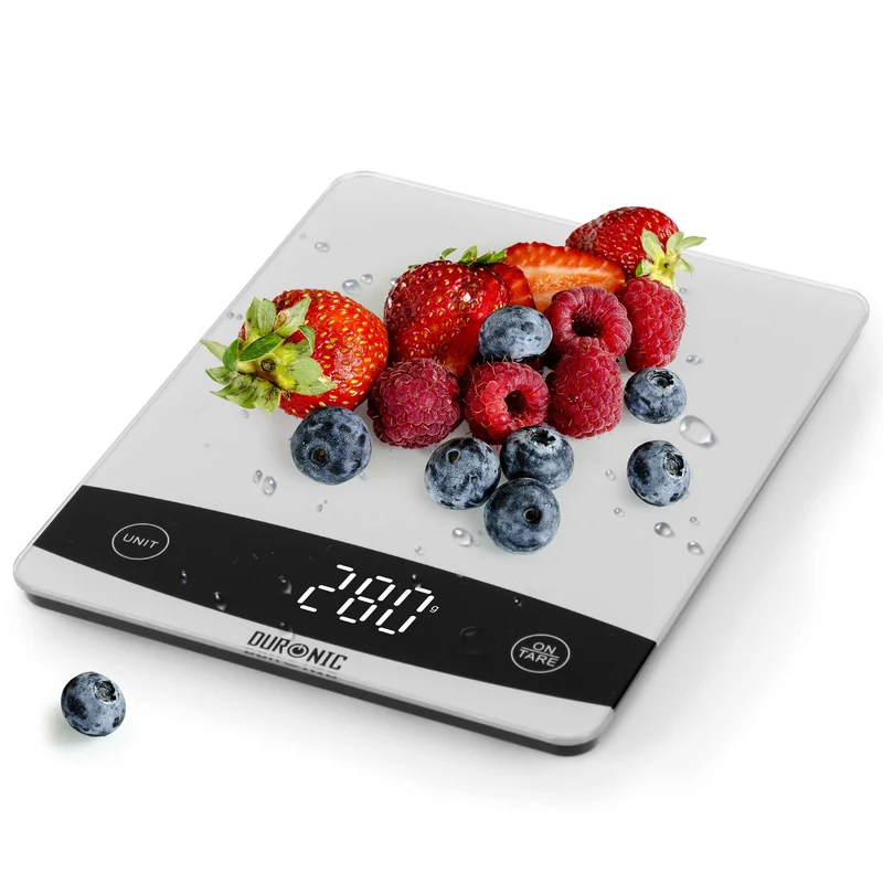Duronic KS1009 Küchenwaage | 10 kg | 1 g Präzision | Tara- und Hold-Funktion | Zum Backen und Kochen