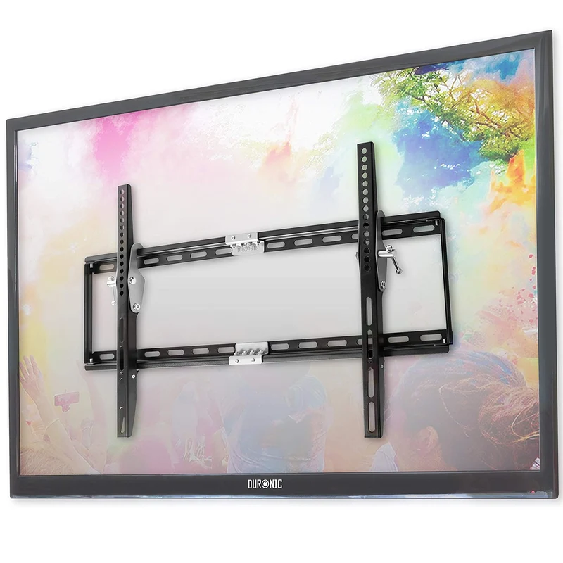 Duronic TVB777 Wandhalterung | Fernseher bis 60" | 40 kg Belastbarkeit | VESA 600 x 400, 400 x 400 | Neigbar TV Halterung | Plasma LED OLED LCD Fernsehhalterung | Monitor Flach und Curved