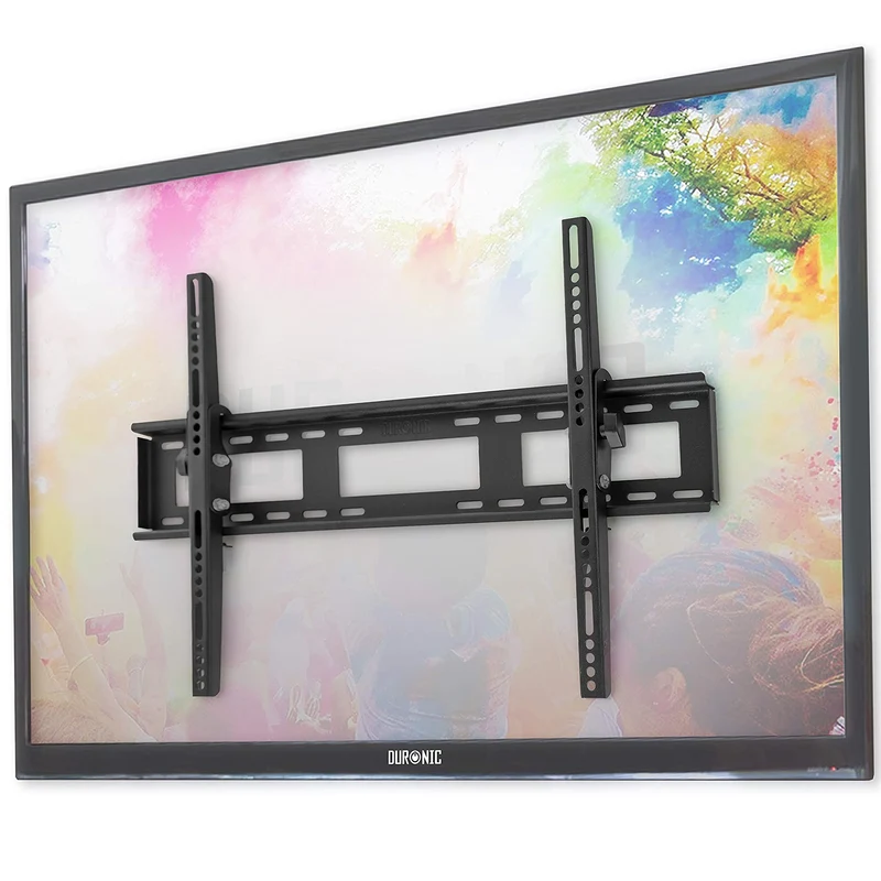 Duronic TVB123M Wandhalterung | Fernseher bis 60" | 40 kg Belastbarkeit | VESA 600 x 400, 400 x 400 | Neigbar TV Halterung | Plasma LED OLED LCD Fernsehhalterung | Monitor Flach und Curved