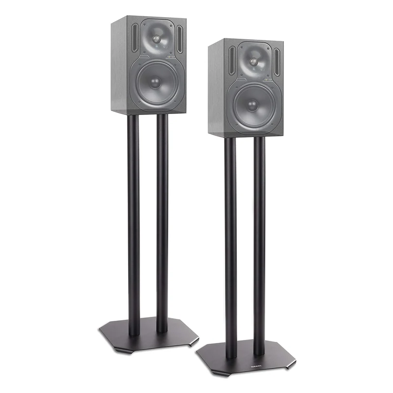 Duronic SPS1022 Lautsprecherständer | 60 cm hoch | Für Lautsprecher bis 5 kg | 2er-Set | Metall