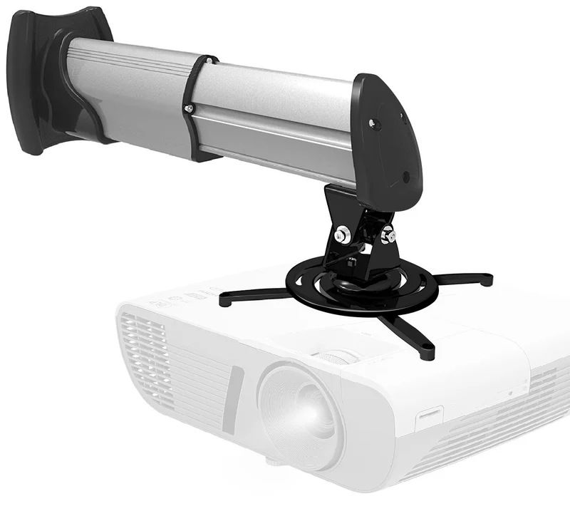 Duronic PB10XM Beamer Halterung | Deckenhalterung | Universal Wandhalterung | Drehbar und schwenkbar | Bis 15 kg | 360° Rotation