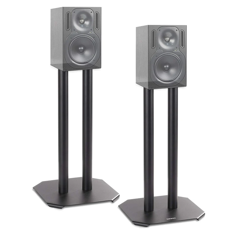 Duronic SPS1022 40 Lautsprecherständer | 40 cm hoch, für Lautsprecher bis 5kg, 2er-Set, Metall, HiFi